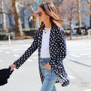 SOMETHING NAVY polka dot jacket